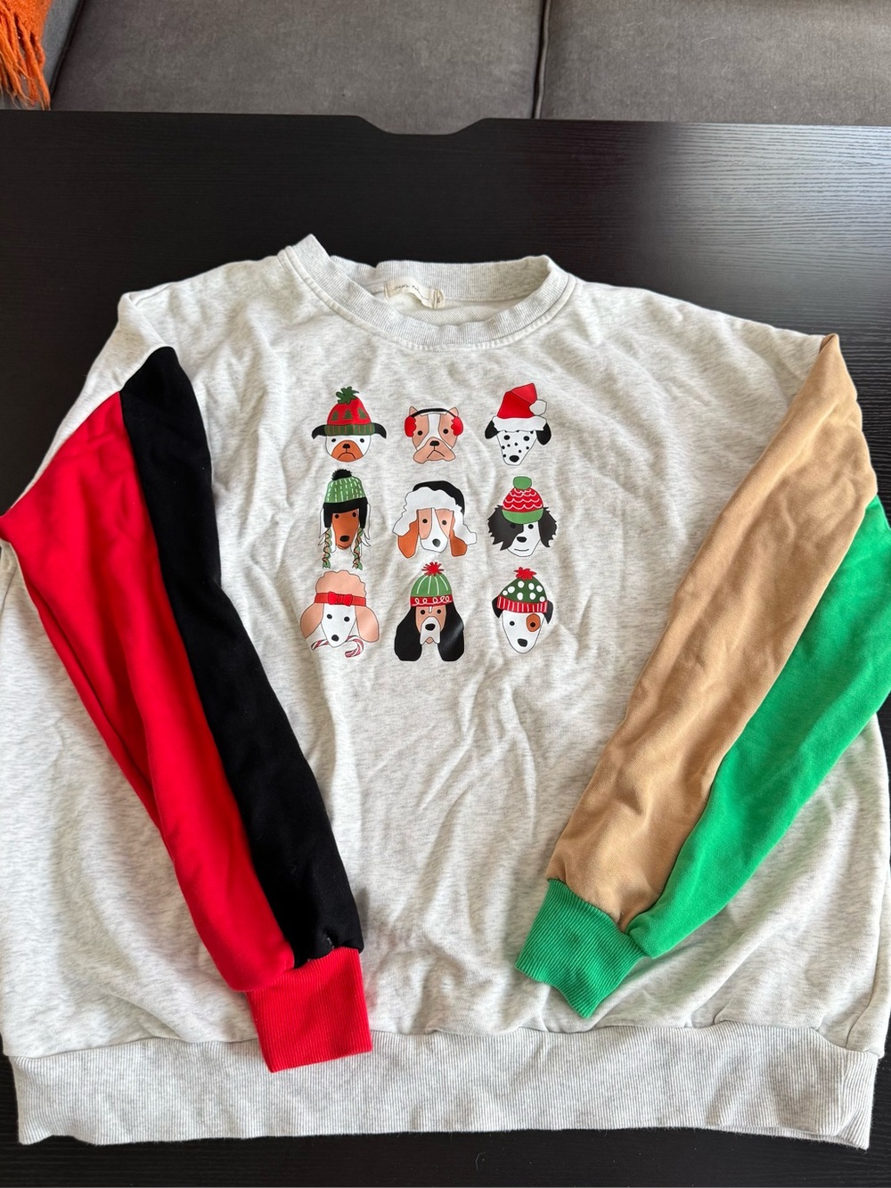 Nora Madison Christmas dogs sweatshirt 2XL
